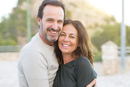 A couple smiling. Link to Life Stage Gift Planner Ages 45-65 Situations. A couple smiling. Link to Life Stage Gift Planner Ages 45-65 Situations.